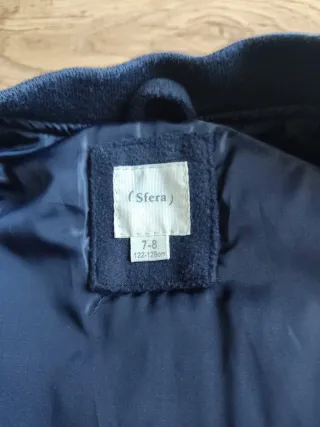 Cazadora niño azul y blanco