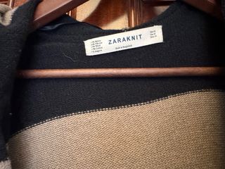 Chaqueta punto Zara rayas M