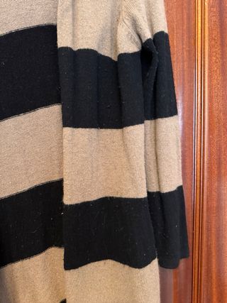 Chaqueta punto Zara rayas M