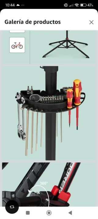 Soporte Taller Bicicleta Profesional