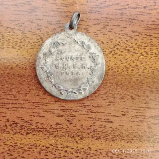 Medaglietta vintage in argento