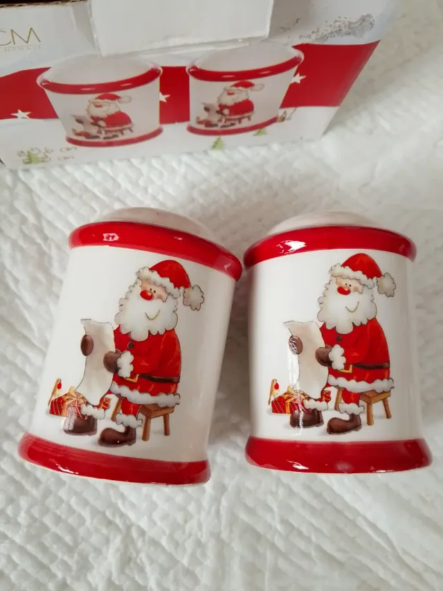 Salero y Pimentero de Porcelana