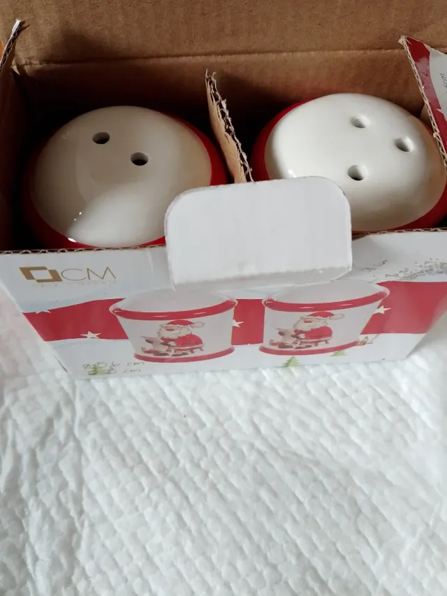 Salero y Pimentero de Porcelana