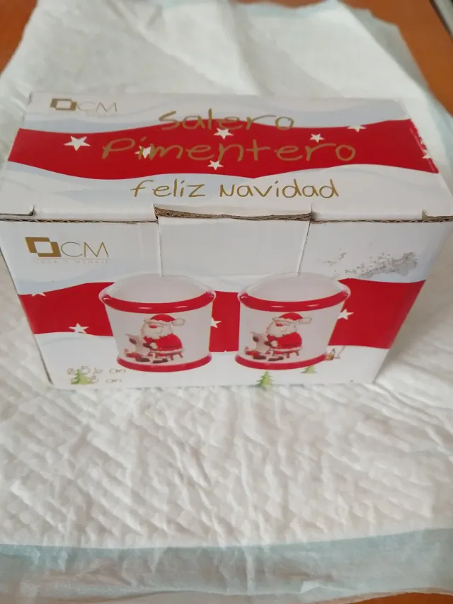 Salero y Pimentero de Porcelana