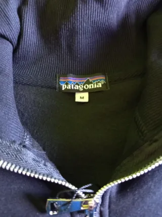 Sudadera Patagonia Media Cremallera Negra