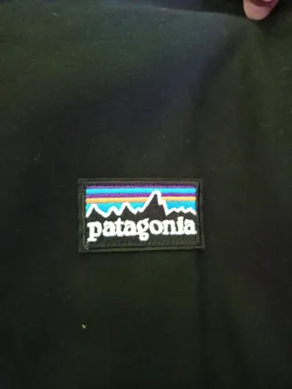 Sudadera Patagonia Media Cremallera Negra