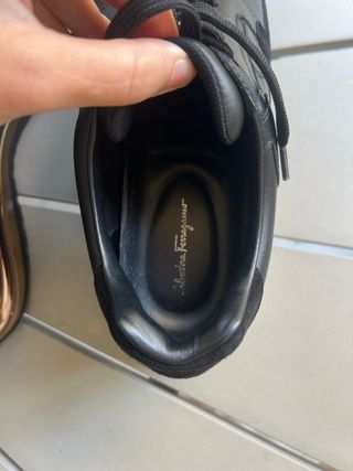 Zapatillas Salvatore Ferragamo Brooklyn Negro/Oro