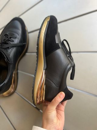 Zapatillas Salvatore Ferragamo Brooklyn Negro/Oro