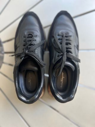 Zapatillas Salvatore Ferragamo Brooklyn Negro/Oro