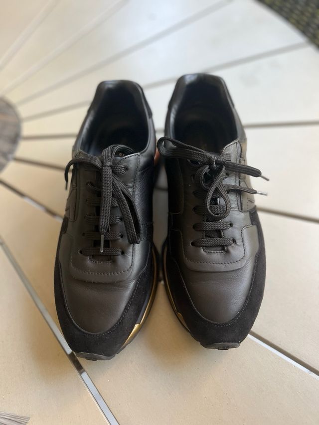 Zapatillas Salvatore Ferragamo Brooklyn Negro/Oro