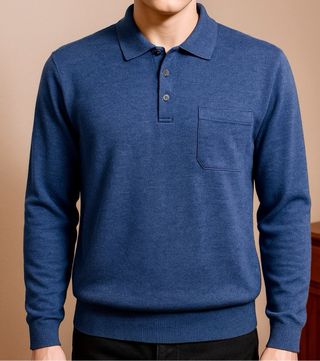 Maglia polo sotto giacca da uomo New Sensation