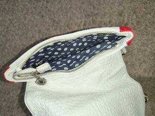 Mochila Mujer Azul y Blanca