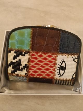 Cartera DOOS Patchwork Multicolor Nueva