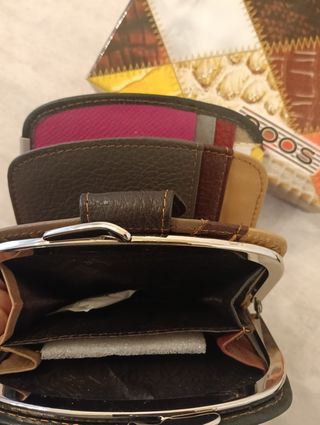 Cartera DOOS Patchwork Multicolor Nueva