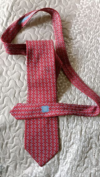 Corbata Loewe Roja y Azul