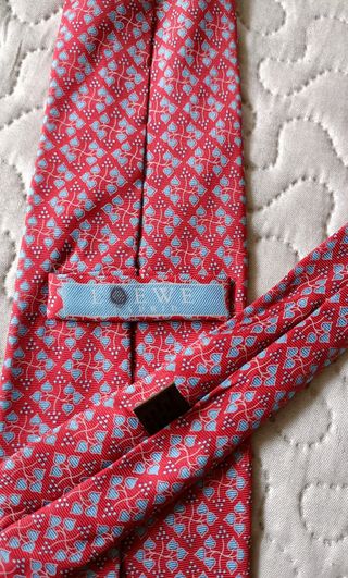 Corbata Loewe Roja y Azul