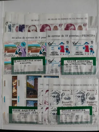 Gran colección de sellos