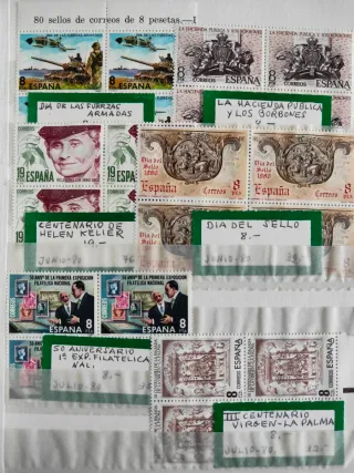 Gran colección de sellos