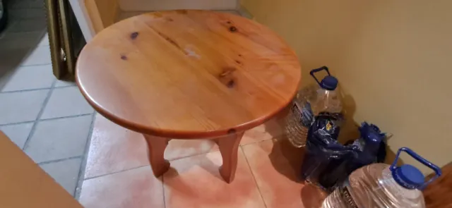 Mesa de centro de madera maciza