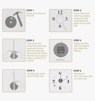 Reloj de Pared DIY Xinlands