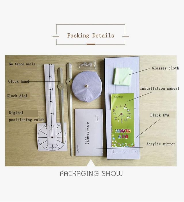 Reloj de Pared DIY Xinlands