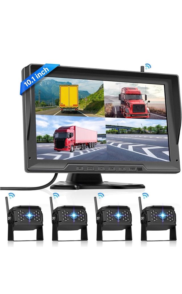 Schermo 10.1 4 Telecamere Retromarcia per Camion