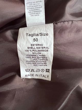 giacca donna mezza stagione stile biker–Taglia 50