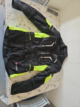 Chaqueta Moto Modeka X-Road Negra/Flúor (Talla M)