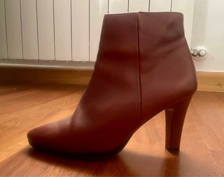 Botines marrones de piel