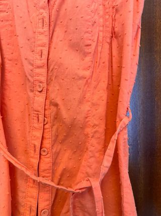 Camisa sin mangas coral Blanco Talla 34