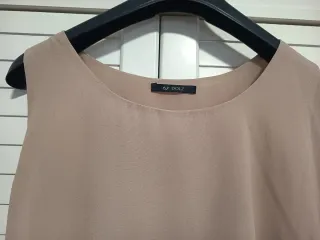 Vestido capa beige talla única