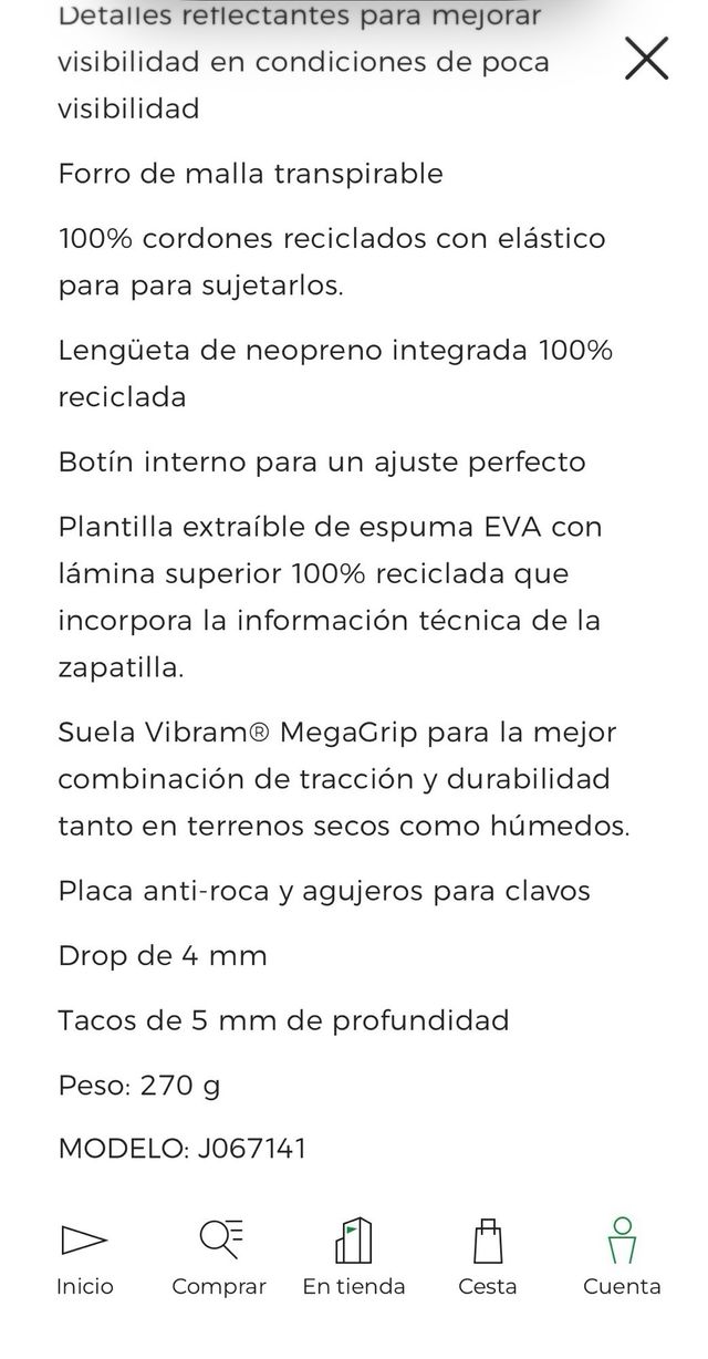 Vendo Zapatillas Merrell Trail Running