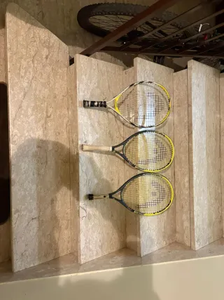 3 Racchette da Tennis Bambino Usate