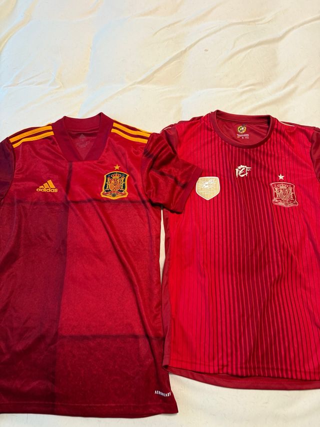 2 Camisetas de fútbol España Adidas