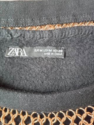 Maglia Zara con gioiello dorato taglia M