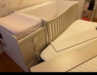 Cuna convertible bebé