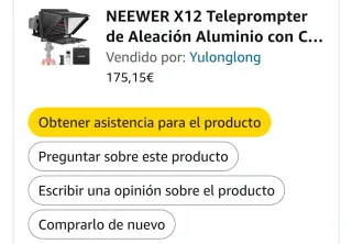 Teleprompter Neewer X12 con Control Remoto y App