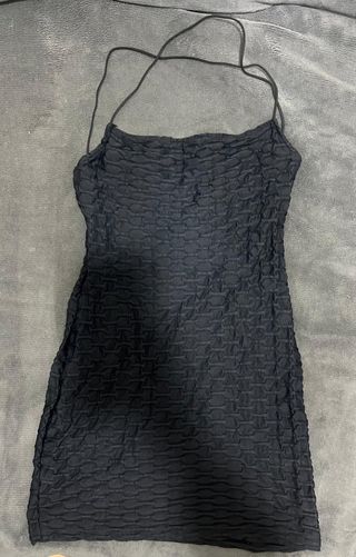 Vestido Negro del Bershka