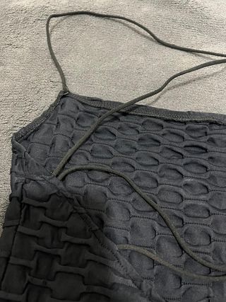 Vestido Negro del Bershka