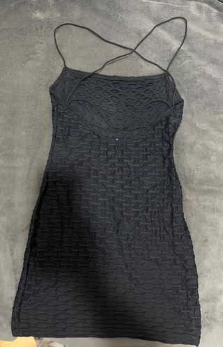 Vestido Negro del Bershka