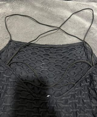 Vestido Negro del Bershka