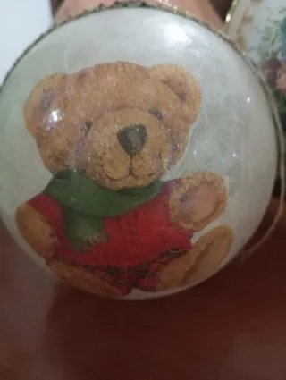 Palle di Natale Vetro/Plastica Blu/Argento