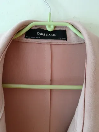 Chaqueta Zara nueva, talla XL. Color rosa