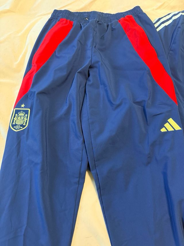 Chándal Selección España Adidas Azul/Rojo