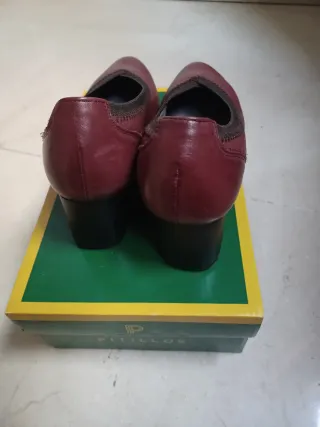 Zapatos Pitillos Burdeos Talla 37