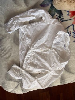 Camisa blanca manga larga