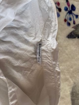 Camisa blanca manga larga