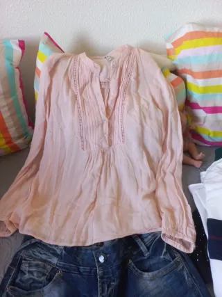 Blusa Stradivarius rosa