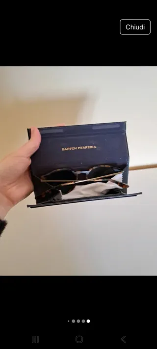 Occhiali da Sole Barton Perreira Neri/Marrone