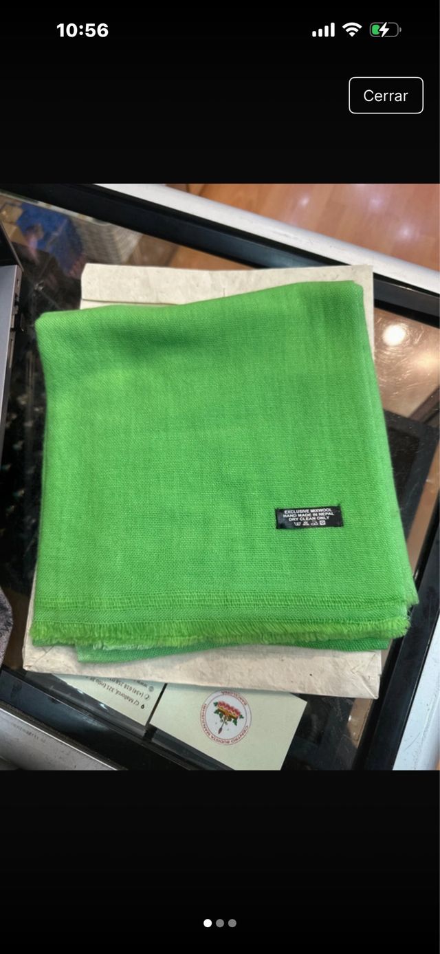 Bufanda Pashmina Verde